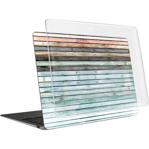 Wooden Stripes MacBook Air 15in (2023-2025) Case plus Skin